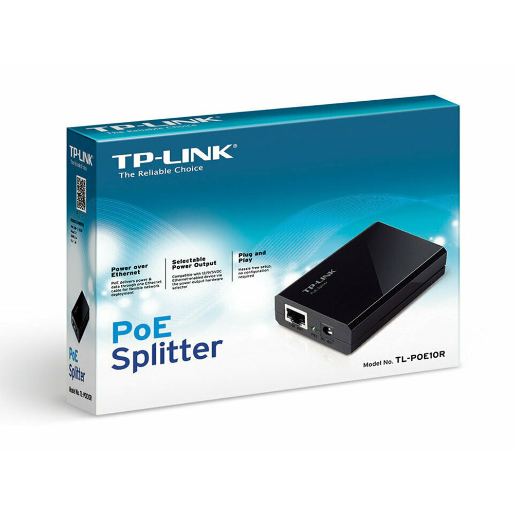 TP-Link TL-PoE10r PoE Splitter (4626194694244) TP-Link TL-PoE10r PoE Splitter (4626194694244)